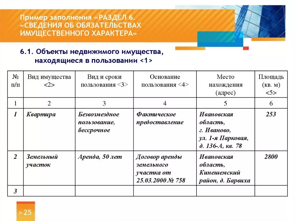 Образец форма заполнения сведений о доходах. Как заполнять справку о доходах 6 раздел. Пример заполнения пункта 6,2 в справке о доходах. Пример заполнения справки о доходах 6.2.