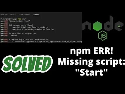 Missing script
