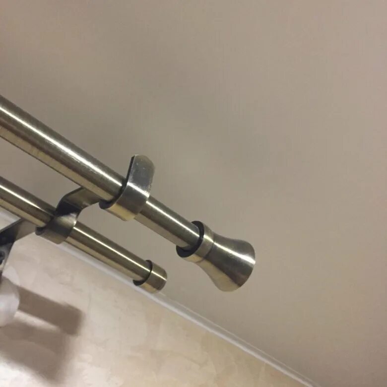 карниз 2 (шампань, белое золото, 800). гардины новосибирск. карниз симпл однорядный. карнизы для штор. карниз потолочный тройной 085c.