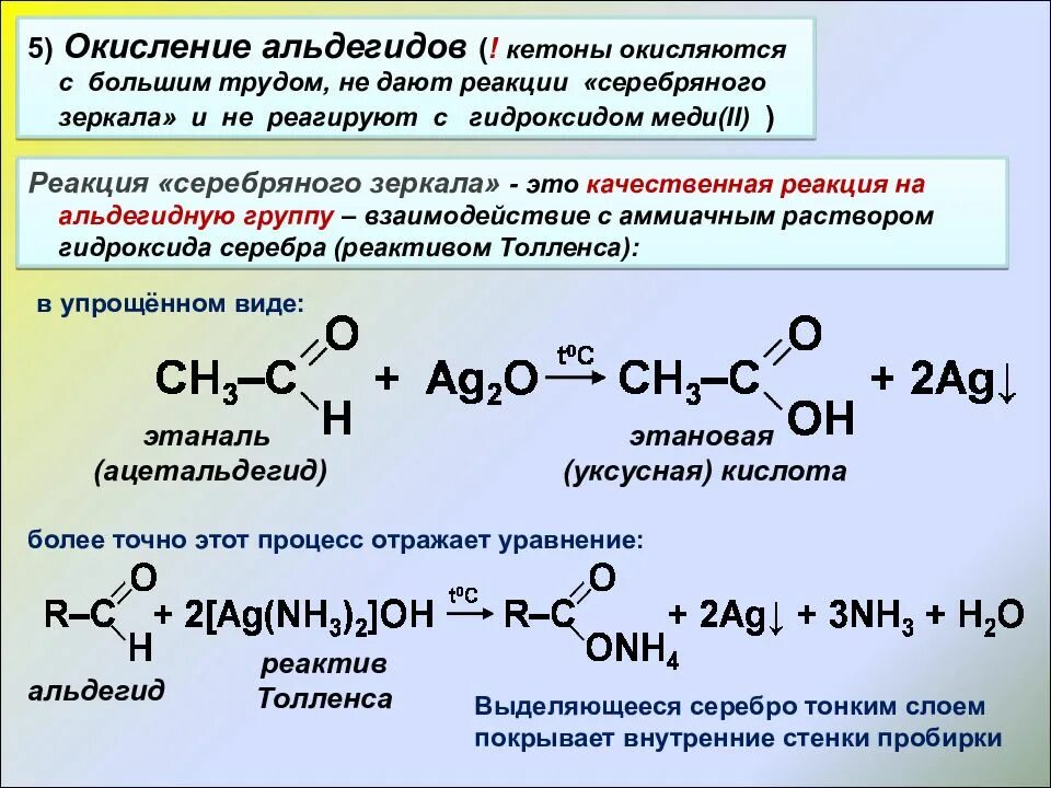 Уксусная кислота основный оксид. Реакция альдегидов с реакцией серебряного зеркала. Формальдегид реакция серебряного зеркала уравнение реакции. Окисление альдегидов реакция серебряного зеркала. Качественная реакция на альдегиды серебряного зеркала.