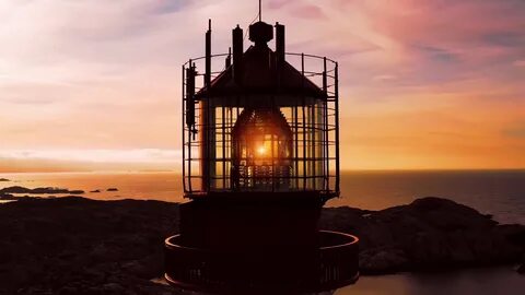 Lindesnes Lighthouse Is Coastal Lighthouse Stock Footage SBV-338195416 - St...