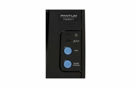 Pantum горит оранжевая лампочка