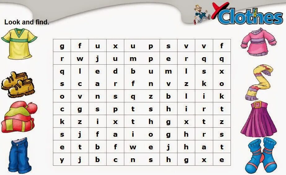 Look and find words