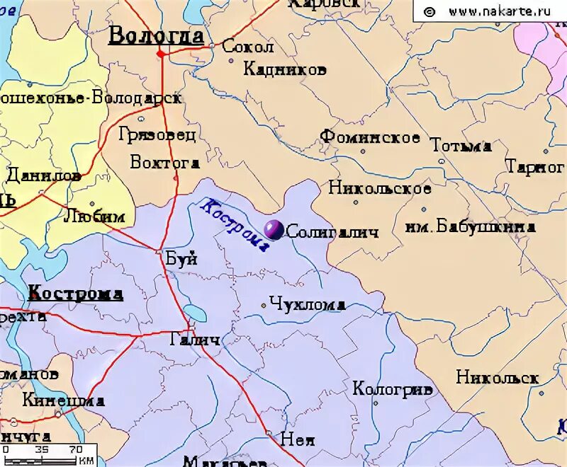 Покажи карту где находится кострома. Галич город в Костромской области на карте России. Солигалич на карте Костромской области. Г Галич на карте России. Солигалич Кострома на карте.