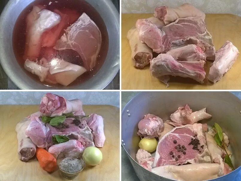 Какое мясо добавляют в холодец
