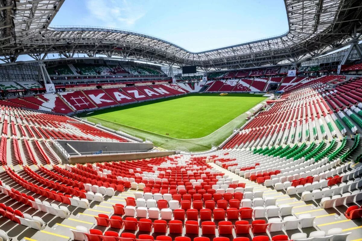 Year stadia. Казань Арена. Стадион в Казани Казань-Арена. Казань футбольный стадион Казань Арена. Рубин Арена Казань.