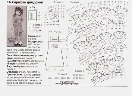 Схема сарафана для девочки