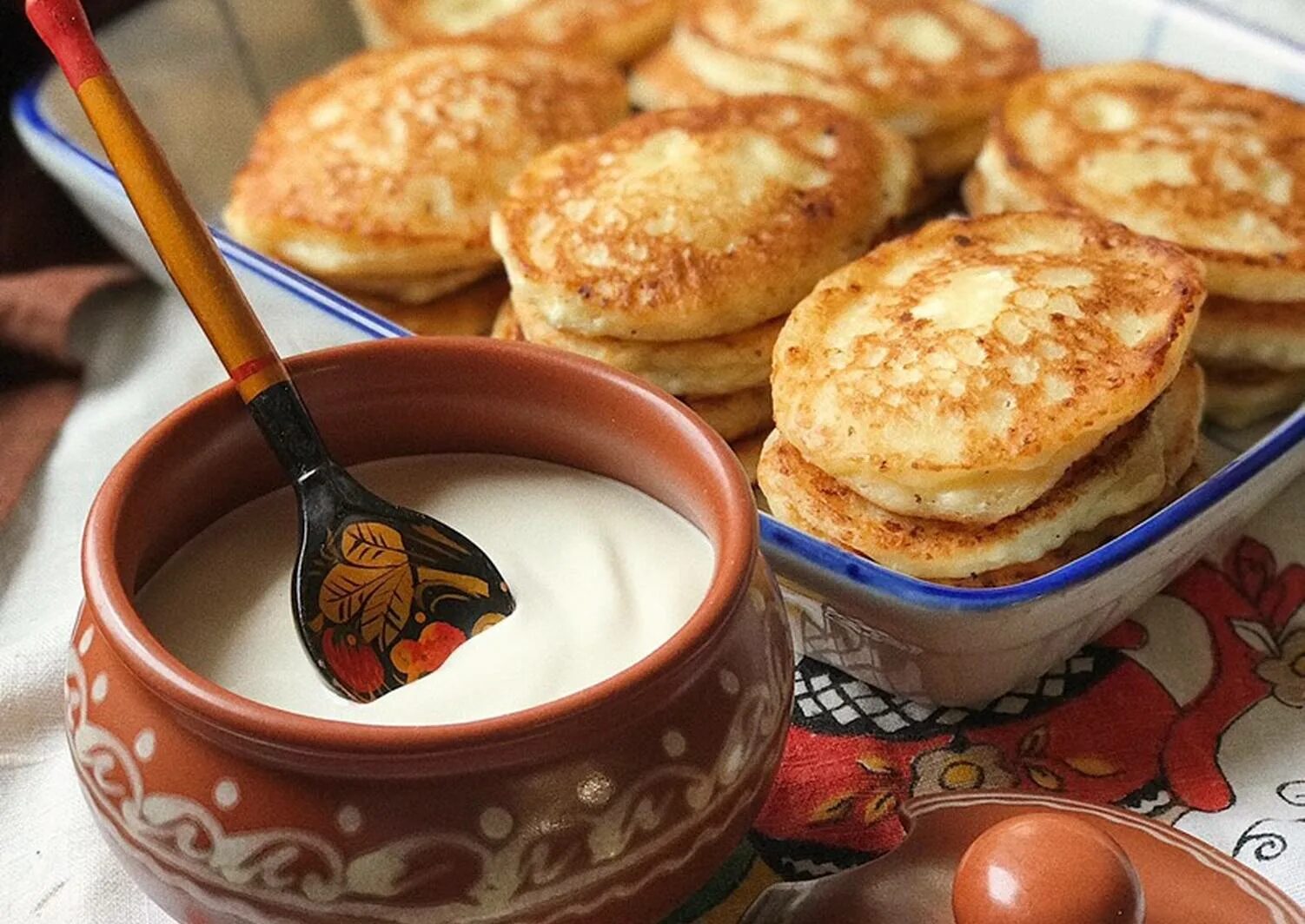 Рецепт оладьев на ряженке пышные