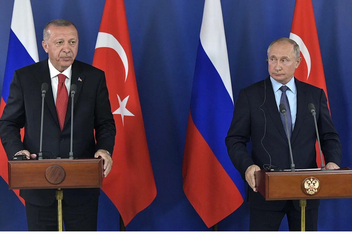 Реджеп Тайип Эрдоган фото с Путиным.