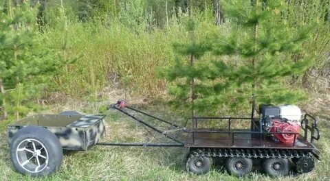 Мотособака на охоте