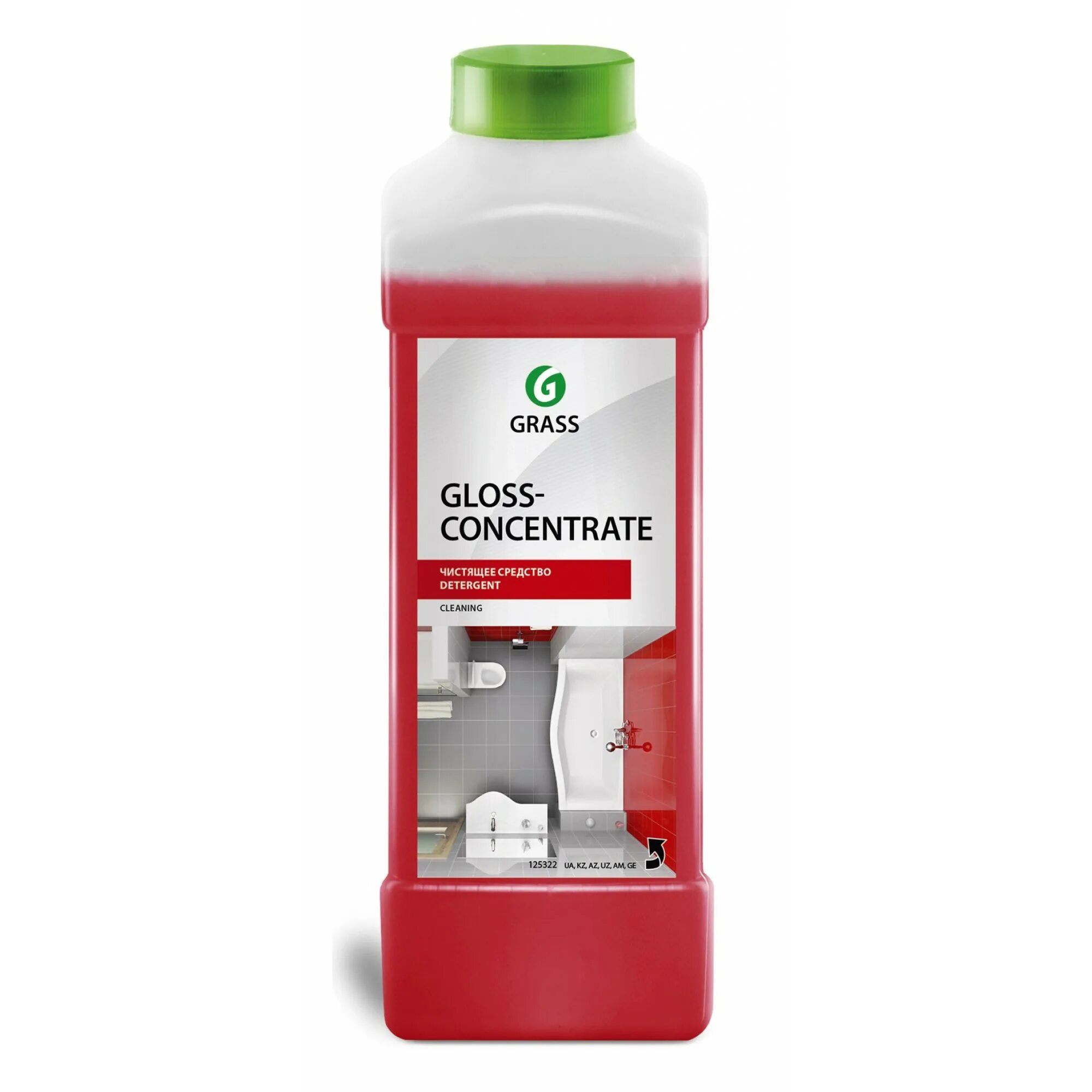 Блеск средство для мытья. Средство для мытья сантехники 1л grass Gloss Concentrate 125322. Концентрированное чистящее средство "Gloss Concentrate". Grass концентрированное чистящее средство Gloss Concentrate (1 л) (арт-125322. 125322 Средство чистящее концентрированное Gloss-Concentrate (1л) grass.