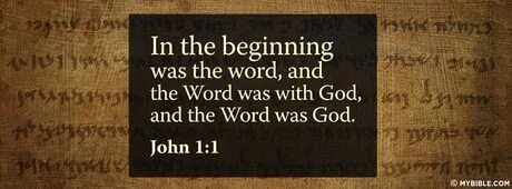 In the beginning