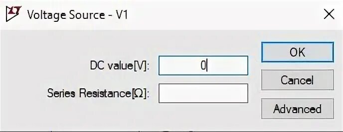 Voltage values. Voltage values