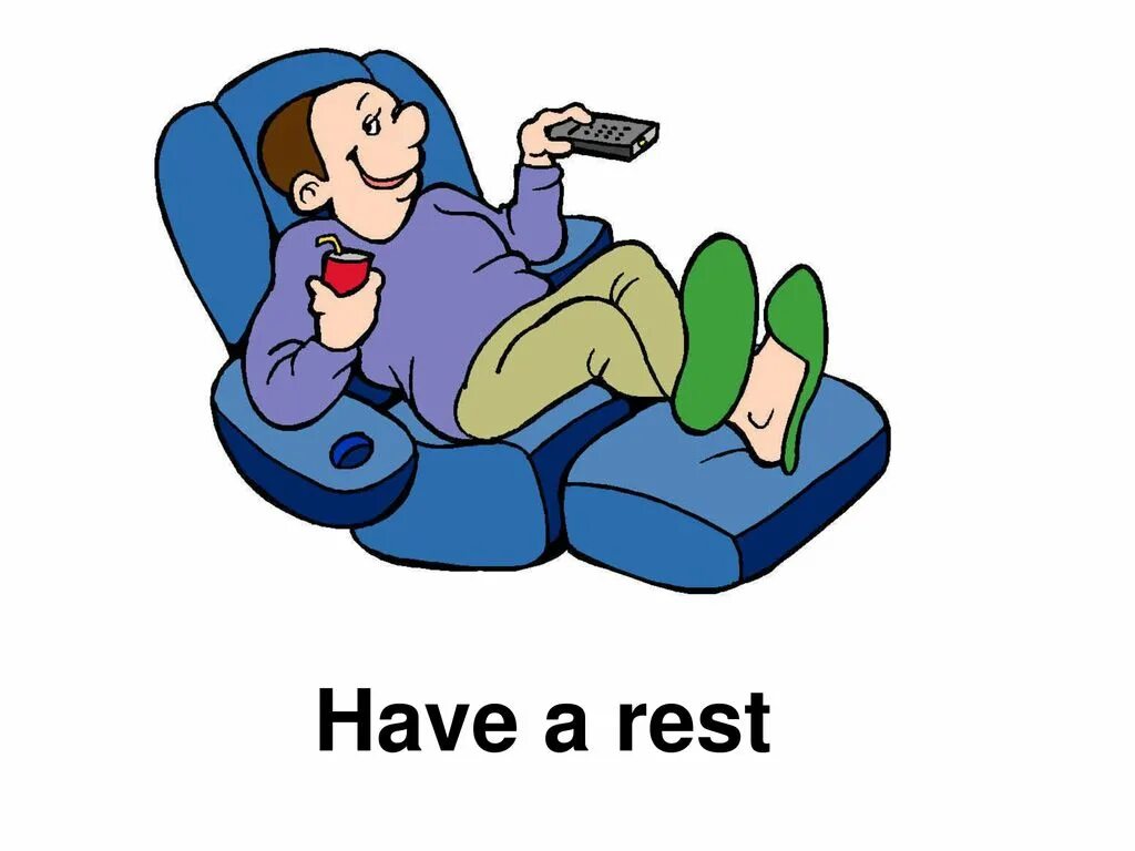 Have s rest. Человек отдыхает. Ленивый. Картинка для детей have a rest. Rest картинка для детей.