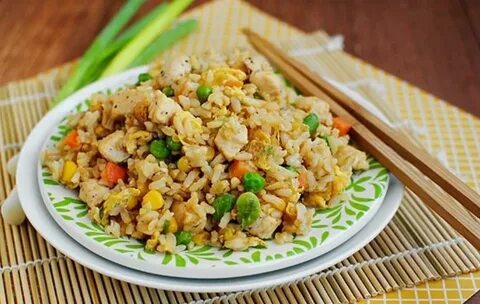 Второе рис с курицей