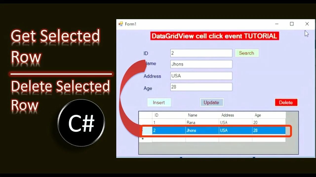 Get selector. Событие CELLCLICK. DATAROWVIEW. Gridview c# WPF. Select.value c#.