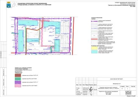 Утверждение проекта планировки и межевания территории