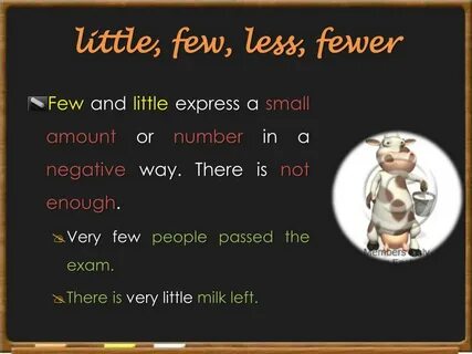 But very few