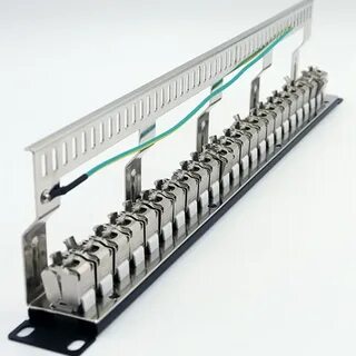 Патч панель экранированная 24 rj 45