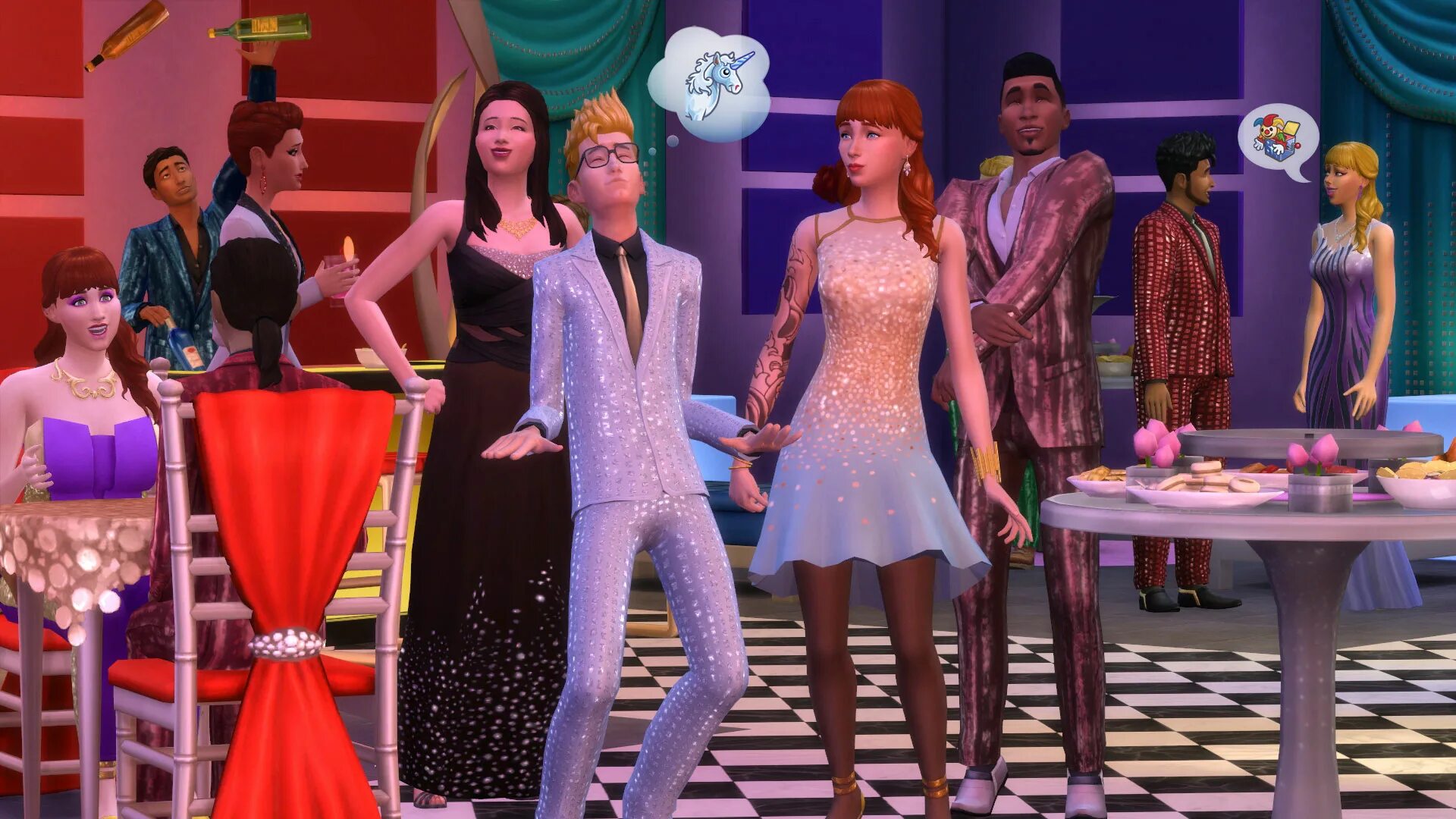Наподобие симс. The sims 4. симс 4 роскошная вечеринка. luxury party stuff sims 4. the sims 4: старшая школа» - ep12.