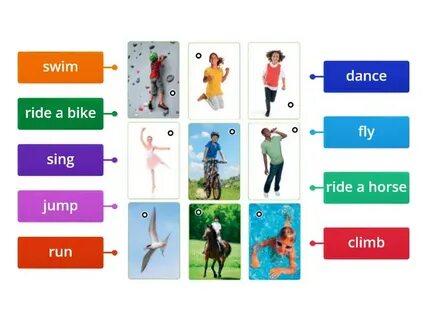 Sing run climb jump