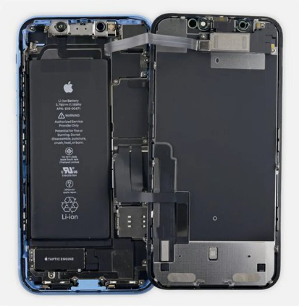 Поменять экран на xr. Iphone xr разобранный. ifixit iphone xs. iphone xr без экрана.