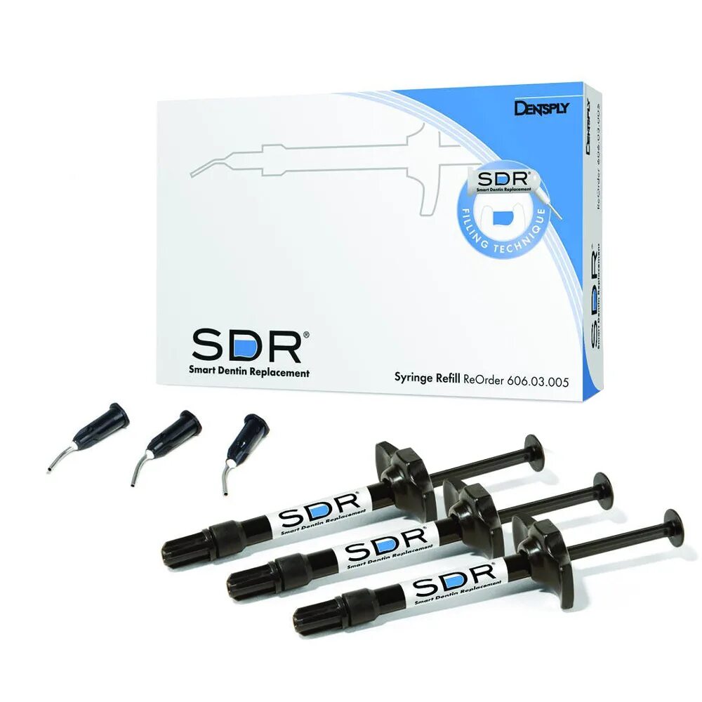 Композит жидкотекучий SDR, (шпр. 1 Г). SDR (СДР) Syringe Refill набор, базовый текучий композитный материал (3шт х 1 г). Жидкотекучий композит SDR Refil. SDR (15 шт.) Текучий материал для пломб, Dentsply. Сд рд