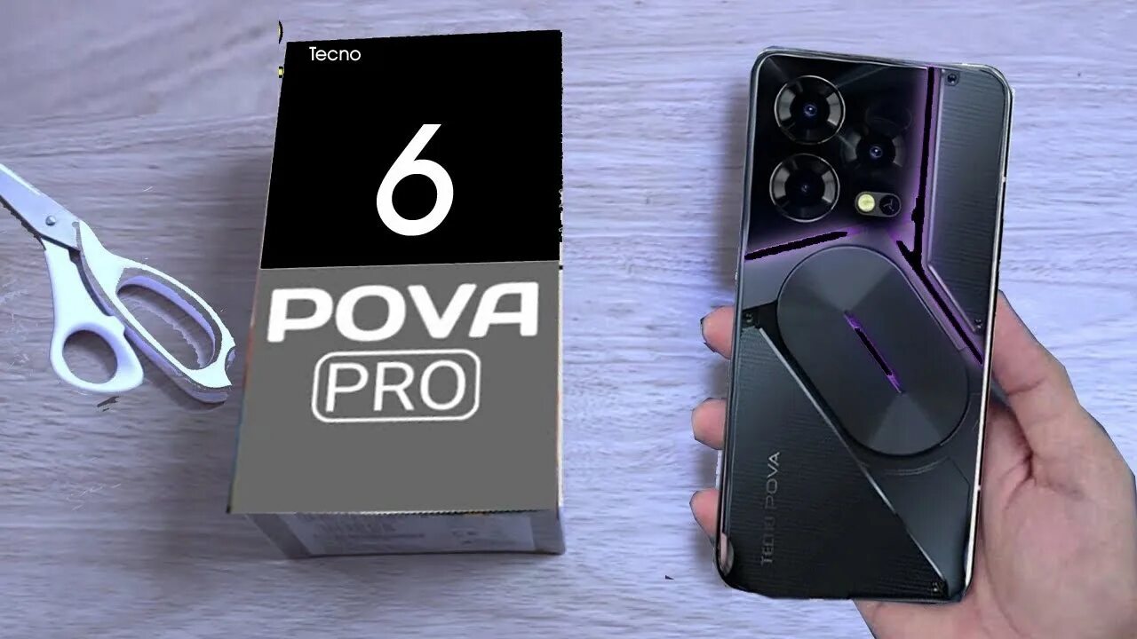 Компания Tecno представила новый смартфон Tecno Pova 6 Pro с процессором Dimensi