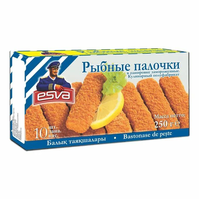 Рыбные палочки отзывы. ESVA рыбные палочки. Рыбные палочки 500гр "ESVA" 1/7. Рыбные палочки Vici в панировке упаковка. Рыбные палочки замороженные.