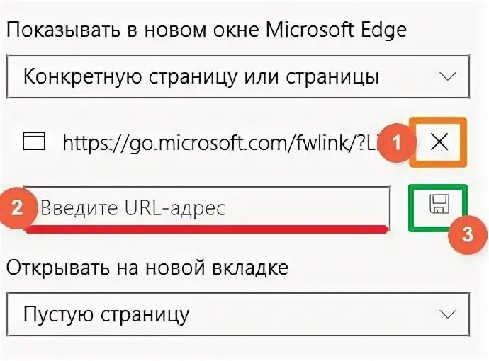 Адреса стартовых