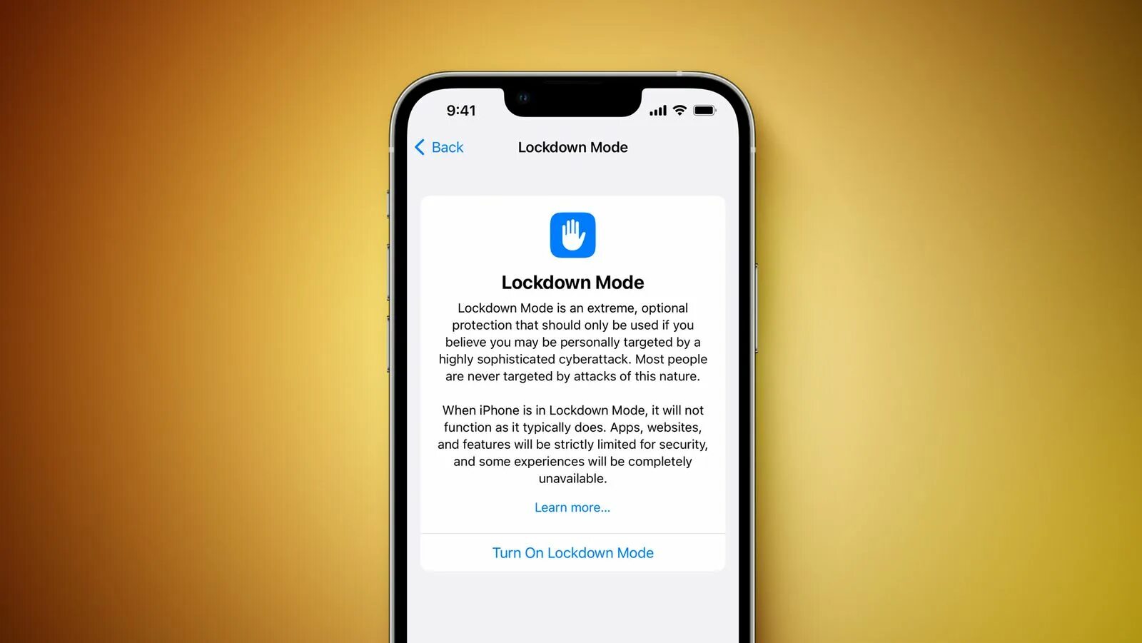 Lockdown mode iphone