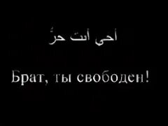 До конца брат с тобой