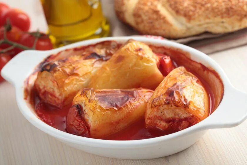 Подлива для перцев фаршированных мясом и рисом