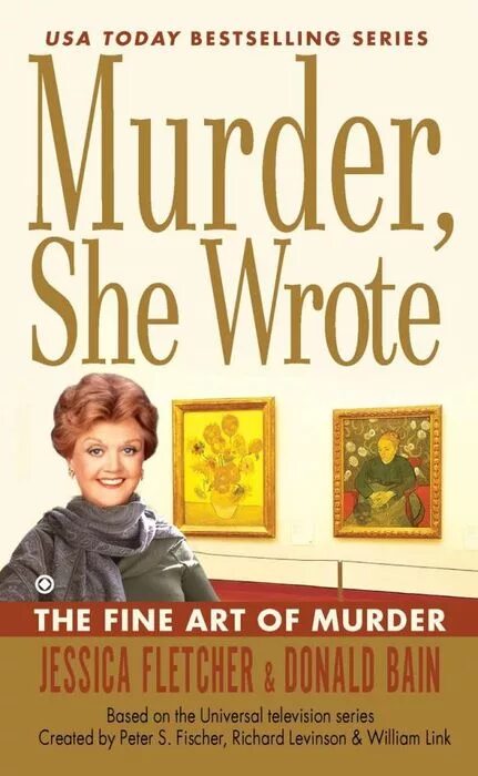 She wrote the book. Murder she wrote. bain donald &quot;domestic malice&quot;.