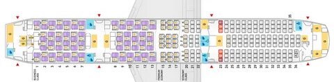 Боинг 787 катарские авиалинии схема салона