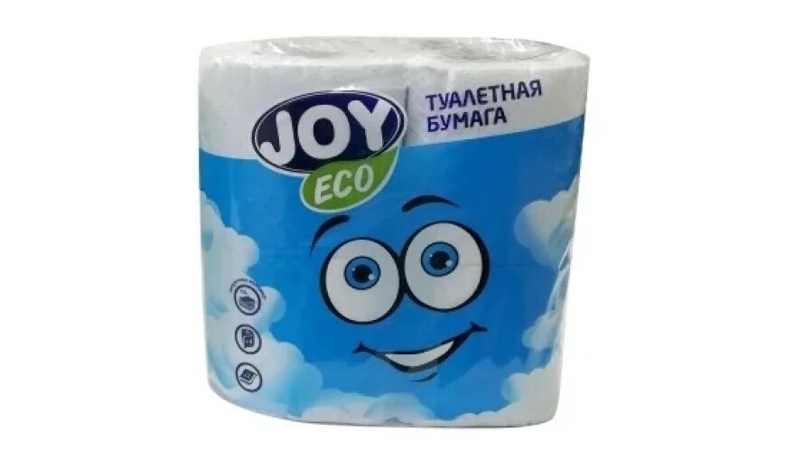 Желтая *12. Бумага туалетная джой эко 4. Туалетная бумага joy eco, 2сл. Эко джой. Сл.