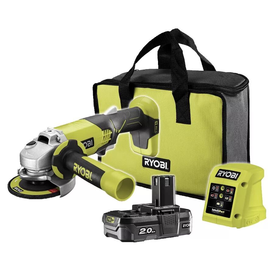 Ryobi r18ag 0. R18ag Ryobi. Ryobi one+ r18ag-0. Ryobi one+r18ag7-140s. Аккумуляторная болгарка Ryobi one+.