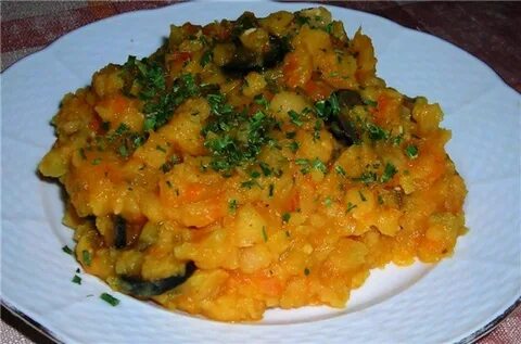 Гороховая каша с мясом