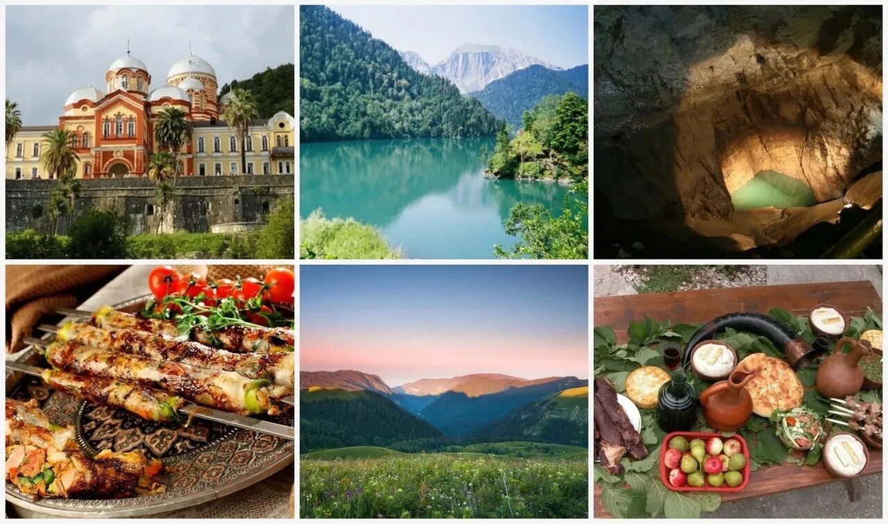 Экскурсионные туры в марте. Озеро Рица и абхазское застолье. Семь чудес Абхазии. Абхазия Рица шашлыки. Гагры Абхазия коллаж.