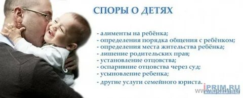 Отсутствие спора о детях