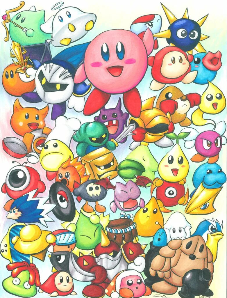 Kirby the amazing mirror. Кирби персонаж из игры. kirby враги. кирби герой. кирби миррор.