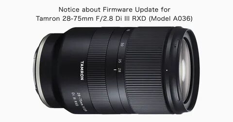 Tamron 28 75mm f 2.8 g2