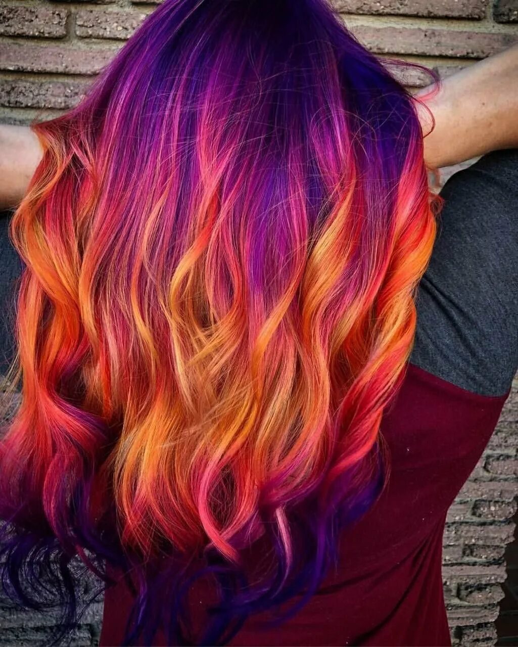 Покрасить волосы в красивый цвет. Хаир колор. Разноцветные волосы. Разноцветное окрашивание волос. Яркое окрашивание волос.