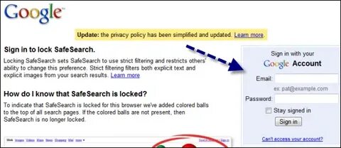 Google safe search