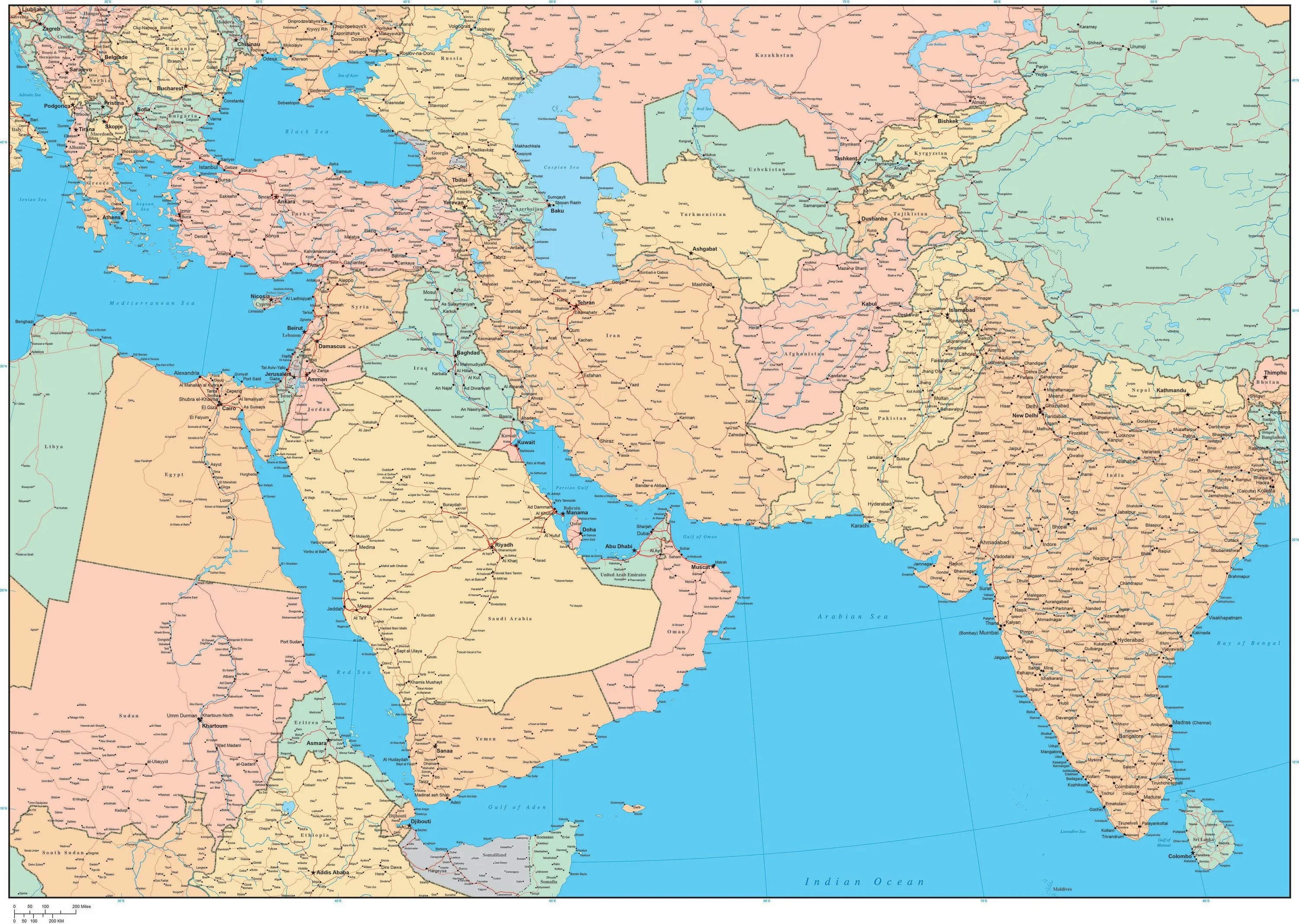 Eastern countries