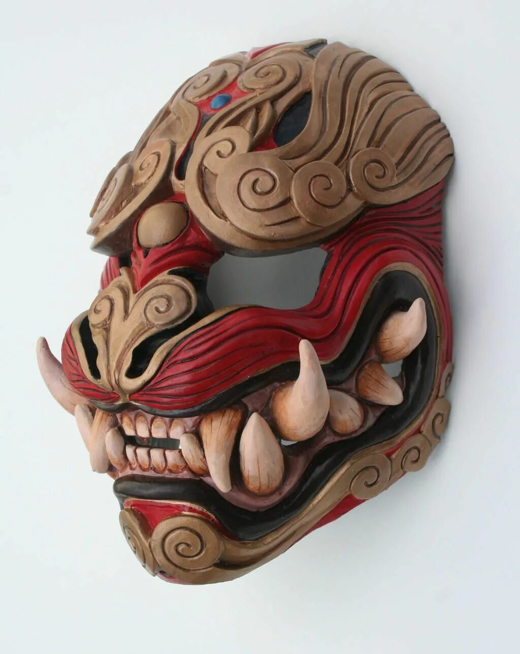 Японская маска Hannya самурая. Маска Ханья Кицунэ. Японская полумаска демона Ханья. Полумаска маска Самурай Ханья Ханья.