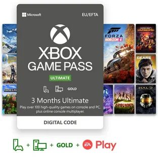 Xbox game pass ultimate за 1 доллар