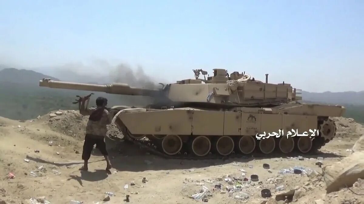 M1 Abrams в Йемене. Подбитый Леклерк Йемен. Abrams в Ираке. Подбит первый танк абрамс