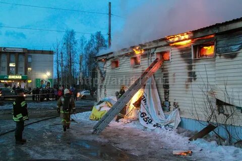 Пожар в магазине