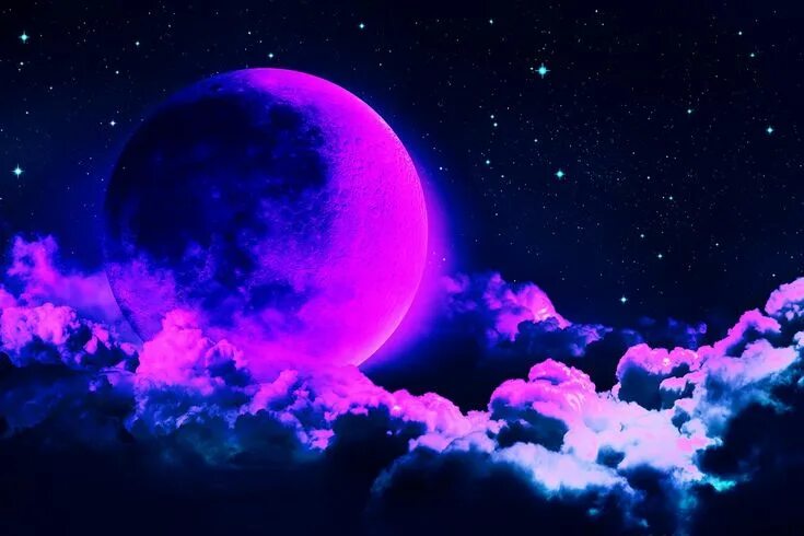 Multicolor Moon Lamp Personality Home Decor Moon Light Earth Night Light LED Moo